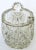 1950s Heavy Cut Crystal Jam/Condiment Jar For Sale - Image 5 of 5