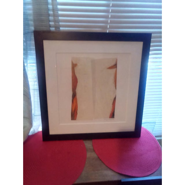 Mary Mackey From Mythos Series Minimalist Abstract Paints Pencil Paper Collage - Signed For Sale - Image 10 of 10