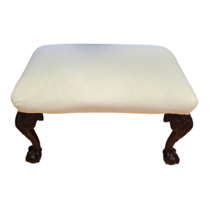 Georgian Style Ball & Claw Foot Bench
