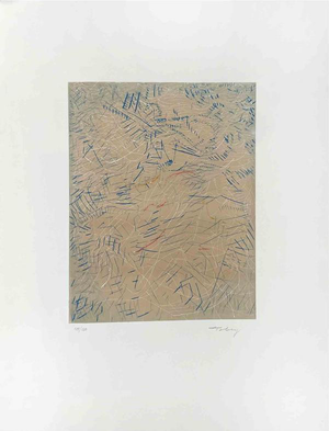 Mark Tobey, Of Time and Age, 139/150, 1975, Etching