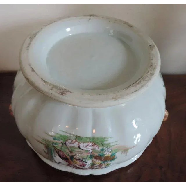 18th Century Chinese Export Porcelain Famille Rose Tureen & Cover For Sale - Image 9 of 11
