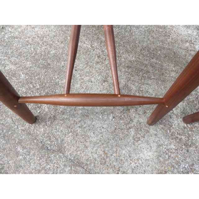 Organic Walnut Counter Stools. Man Cave Boasts. Set of 6 / Will Separate - Sell as 3 For Sale In Nashville - Image 6 of 10