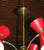 Metal Three-Light Chandelier For Sale - Image 7 of 9