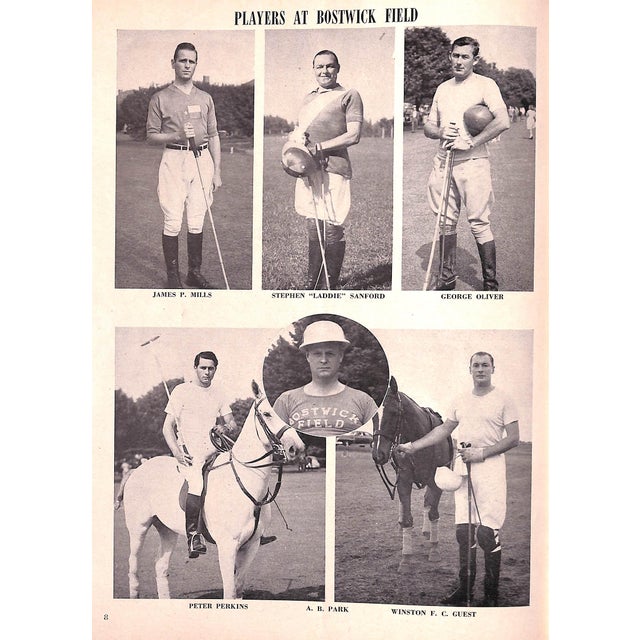 Polo Bostwick Field Summer Season 1947 Program For Sale - Image 14 of 16