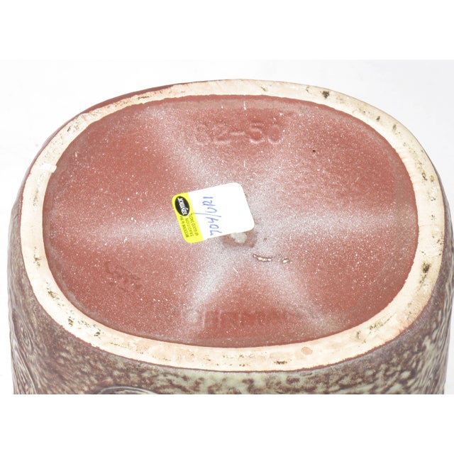 1950s Scheurich Ceramic Tall Glazed Ceramic Jug For Sale - Image 9 of 9