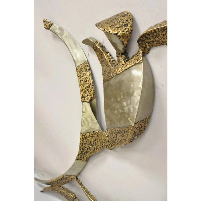 Colbert Collins 1986 Male and Female Dancers Brutalist Wall Sculptures 2 Pc Set For Sale In Philadelphia - Image 6 of 12