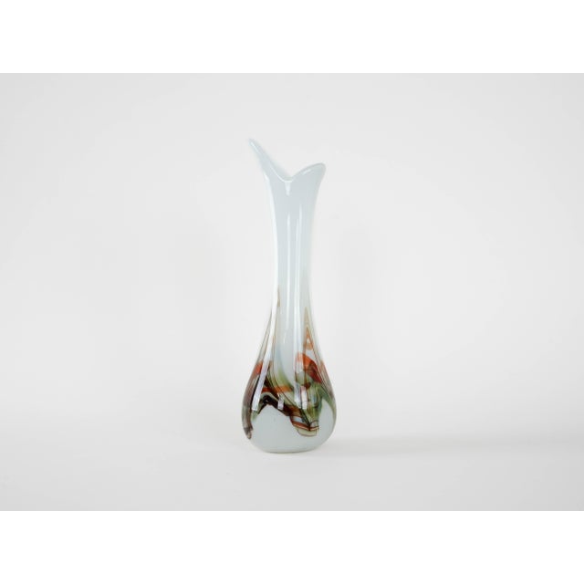 Vintage Danish Glass Vase, 1970s For Sale - Image 6 of 9