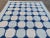 Sky Blue Handmade Cotton Natural Vegetable Dyed Reversible Light and Indigo Blue and White Box Pattern Vista Rug - 8'x10' For Sale - Image 8 of 11