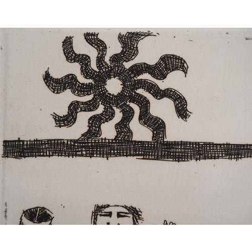Aimé Montandon, Festival of the Sun, Etching For Sale - Image 7 of 9