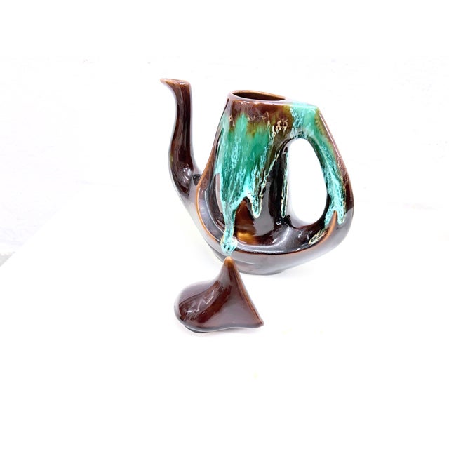 1950s Studio Ceramic Tea Service from Vallauris, France, 1950s, Set of 7 For Sale - Image 5 of 17