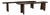20th Century Folk Art Rustic Italian Wooden Benches, 1890s, Set of 2 For Sale