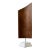 Vintage Large-Scale Teak Fin Sculpture With White Painted Base Base by Paul Bechtold, Circa Mid 20th Century For Sale