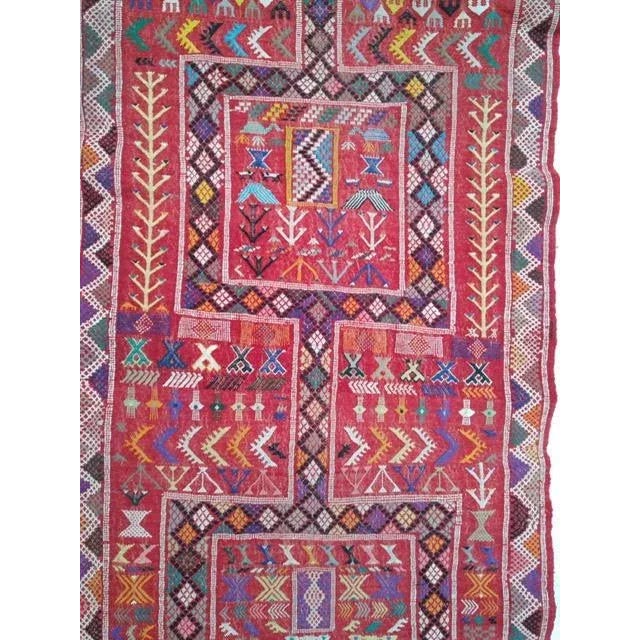 1960s 1960s Vintage Moroccan Runner 2'9" X 8'1" For Sale - Image 5 of 11