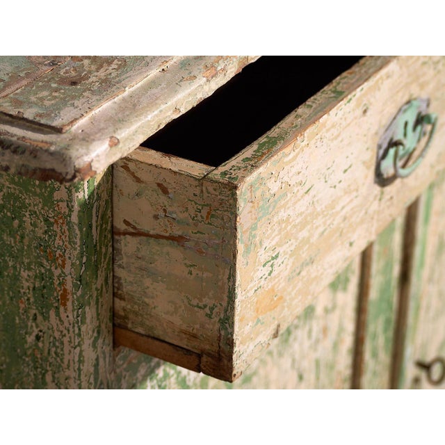 Antique Green Bedroom Dresser, 1920s For Sale - Image 11 of 18