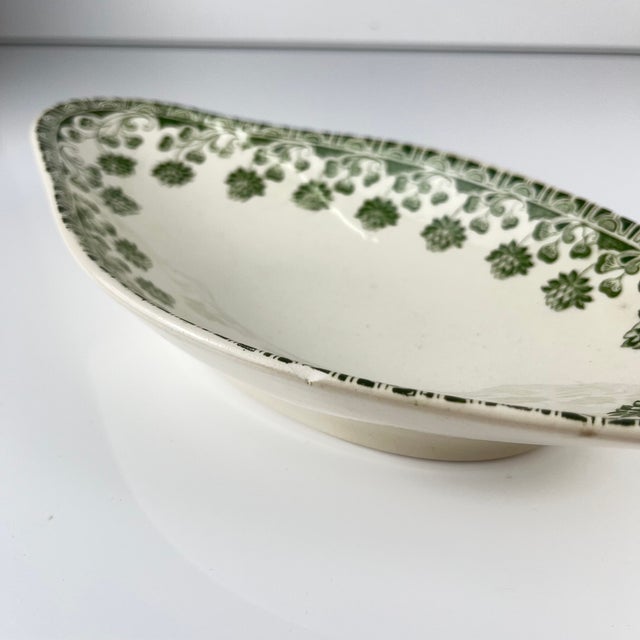 Vintage Clover Model Dish by Ravier Badonviller, 1920s For Sale - Image 9 of 10