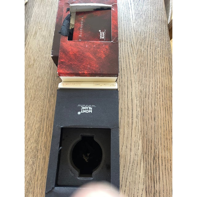 Lalique Lalique Montblanc Pen holder and Ink blotter For Sale - Image 4 of 6