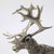 Silver Vintage Italian Handmade Genuine Silver Large Stag Deer Sculpture by Italian Silver Artist Mario Cerreti For Sale - Image 8 of 14