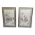 Late 20th Century Antique Pair of Chinese Embroidered Silk Panels- Ladies in Garden Framed For Sale
