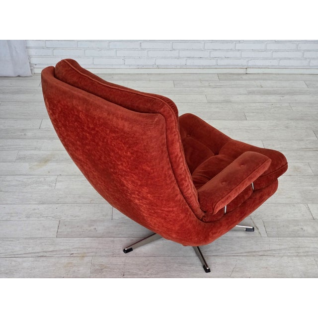 Swedish Swivel Armchair from Ulferts Möbler, 1970s For Sale - Image 17 of 18
