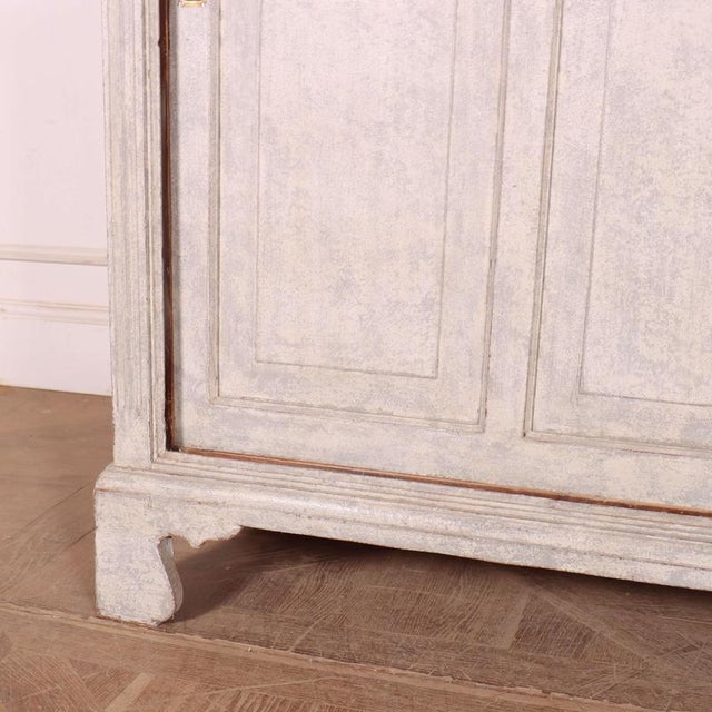 White English Glazed Kitchen Cabinet For Sale - Image 8 of 15