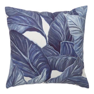 Welcome to the Jungle Lavender Pillow on Cotton/Linen Blend For Sale