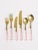 Modern PRISM Rosewater + Gold Flatware - Set of 6 For Sale - Image 3 of 3