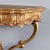 Italian Drop-Shaped Gilded Wood Wall Console Tables, Set of 2 For Sale - Image 4 of 12