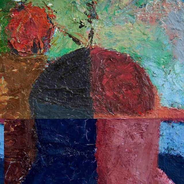 Graziani, Untitled, 1950s, Oil on Canvas, Framed For Sale - Image 4 of 7