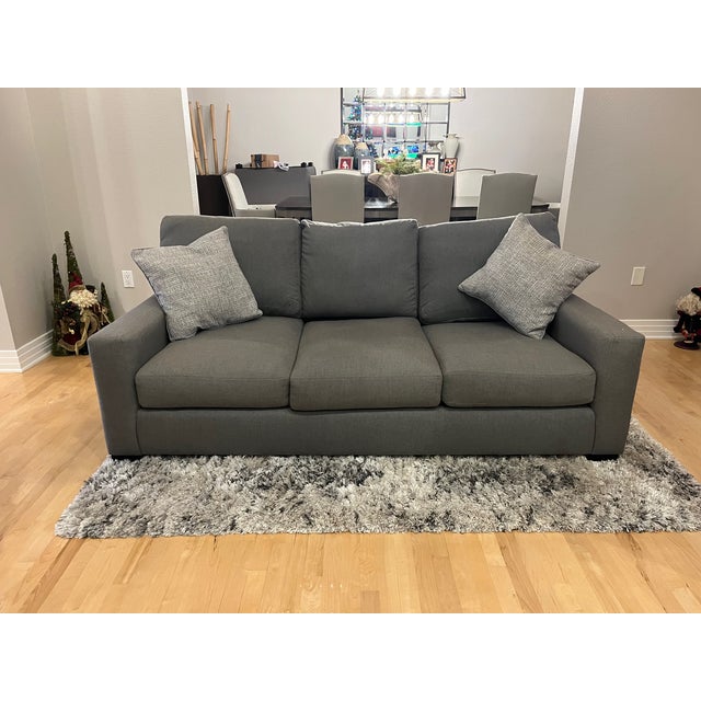 Pottery Barn Turner Square Arm Upholstered Sofa Chairish