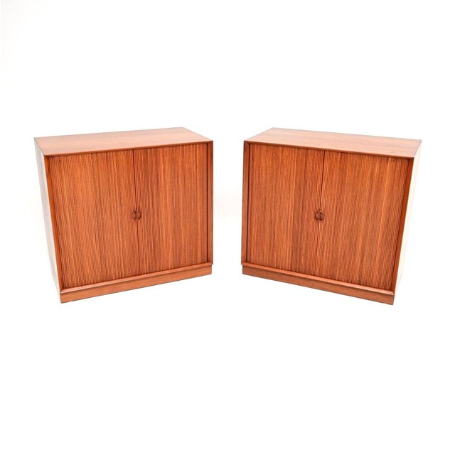 Vintage Danish Teak Cabinets by Peter Hvidt and Orla Molgaard Nielsen for Søborg Møbelfabrik, 1960s, Set of 2 For Sale - Image 11 of 11