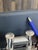 Vintage Swivel Office Chair in Grey Chrome Faux Leather in the style of Roneo, 1950s For Sale - Image 13 of 18