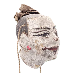 Southeast Asian Puppet Head, Circa 1880