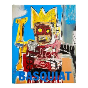 Jean Michel Basquiat Vintage 1999 1st Edtn Tony Shafrazi Gallery Exhibition Landmark Volume Large Hardcover Lithograph Print Art Book