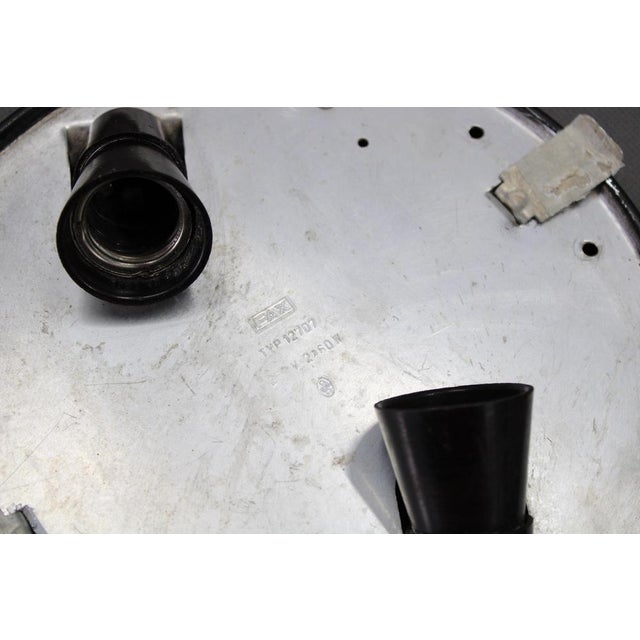 Mid-Century Black Flush Mount Lights, 1970s, Set of 3 For Sale - Image 10 of 13