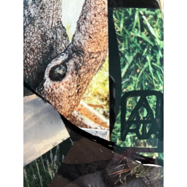 Figurative What a Wonderful World Original Collage by Adria Becker For Sale - Image 3 of 5