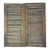 19th Century Antique French Provincial Distressed Wood Shutters, Pair For Sale