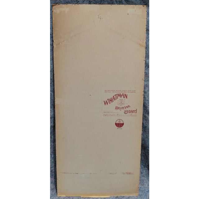 American Late 20th Century Original Painting White Gloves Attributed to Marilyn Conover For Sale - Image 3 of 8