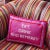 Kenneth Ludwig Chicago Eat, Drink, Remarry Needlepoint Pillow For Sale - Image 4 of 4