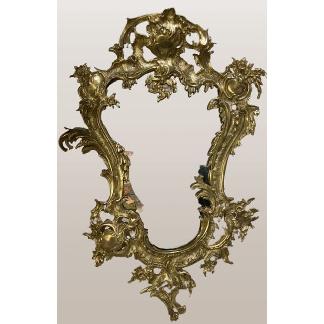 Bronze Wall Console and Mirror, 1960s, Set of 2 For Sale - Image 11 of 18