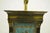 Blue Vintage Neoclassical Style Figural Painted Nude Woman Bronze Marble Table Lamp For Sale - Image 8 of 11