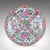 This is an antique Famille Rose display plate. An Oriental, ceramic Rose Medallion pattern charger, dating to the...