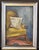 Vintage Wing Chair Interior Still Life Oil Painting, "The Cozy Nook" For Sale - Image 10 of 11