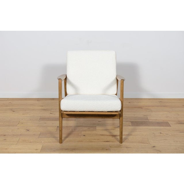 Mid-Century Modern Mid-Century Model 300-139 Armchair from Swarzędz Factory, 1960s For Sale - Image 3 of 15