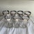 Dorothy Thorpe Mid 20th Century Mid-Century Dorothy Thorpe Silver Rim “F” Initial Highball Glasses – Set of 7 For Sale - Image 4 of 9