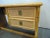Wood Mid Century Modern Bamboo & Wicker Writing Desk For Sale - Image 7 of 9