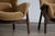 Wood Sculptural Lounge Chairs in Mohair and Wood, Italy 1950s, Set of 2 For Sale - Image 7 of 13