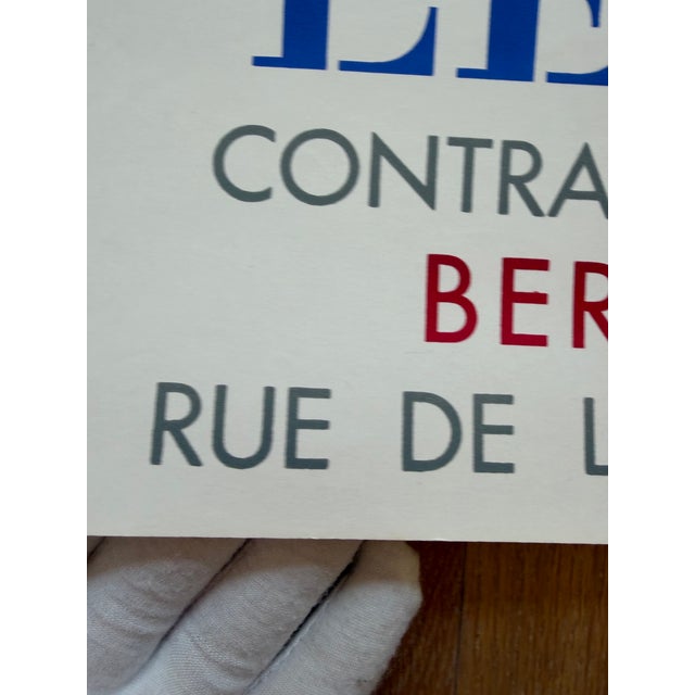 1960s Fernand Léger (1881–1955), Contrastes De Formes Exhibition Poster (1962) For Sale - Image 5 of 13