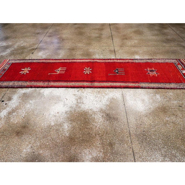 Mid 20th Century Galerie Shabab Collection Mid-20th Century Turkish Anatolian Runner For Sale - Image 5 of 9
