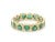 Natural 4.12 cts Zambian emerald band ring 18k gold For Sale In New York - Image 6 of 18