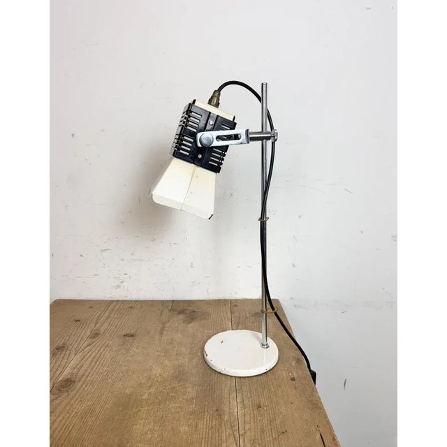 Vintage Beige Table Lamp, 1970s For Sale - Image 4 of 18